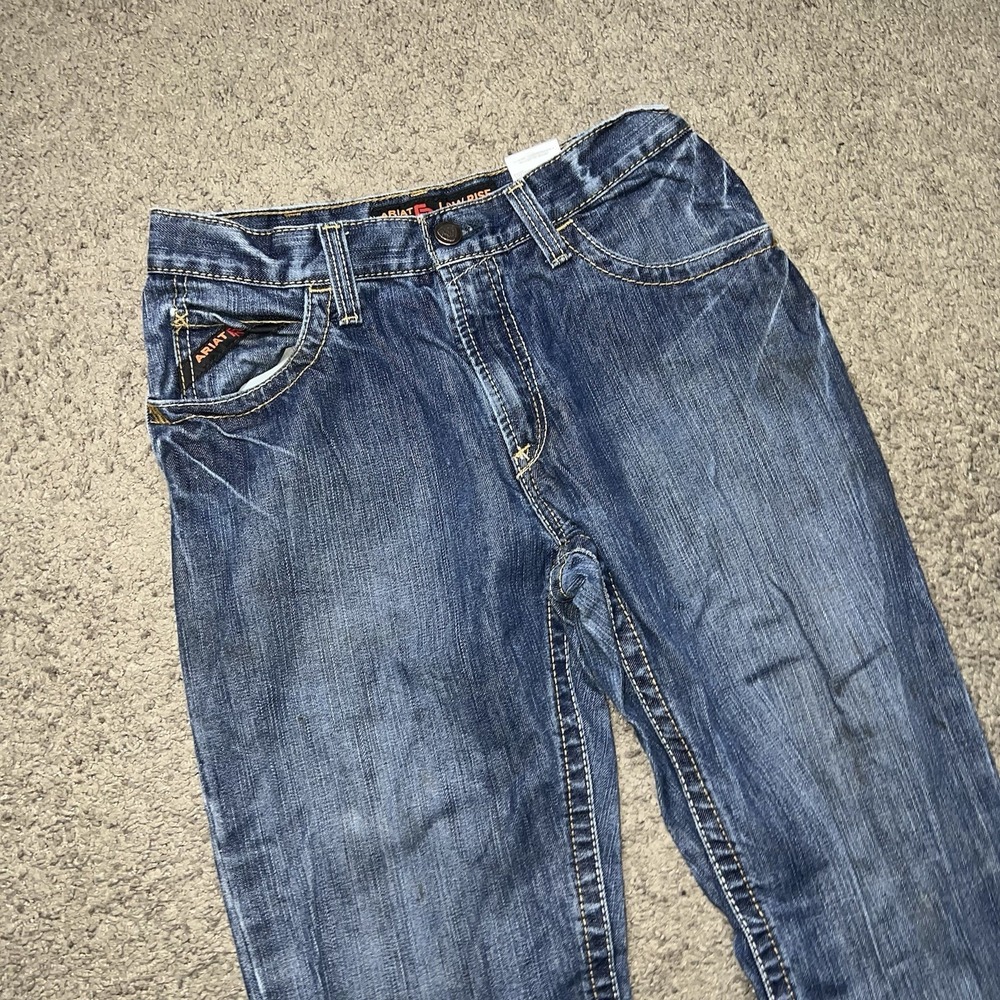 Ariat FR M4 Low Rise Boot Cut Jeans Mens 30x36 Flame Resistant Denim Work Pants
